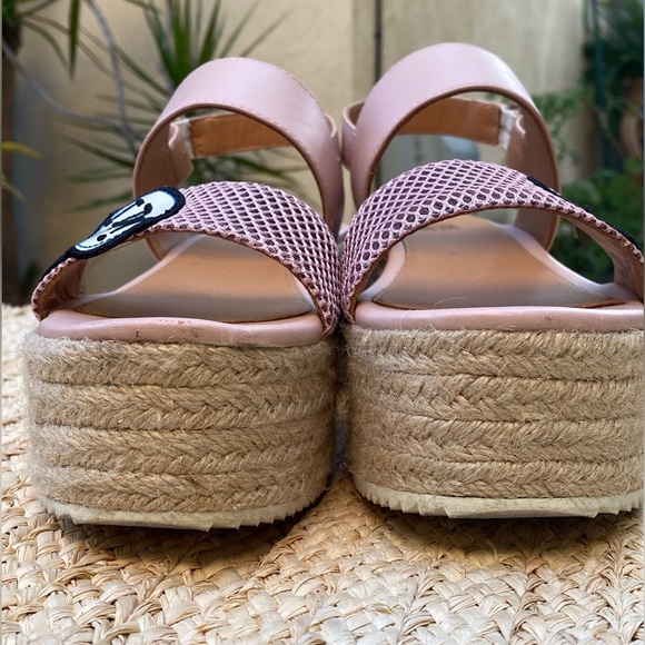 Love Moschino fun I DO pink espadrille sandals - Picture 5 of 14